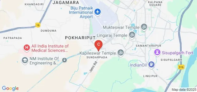 Bhubaneswar Institute of Industrial Technology, Bhubaneswar Map