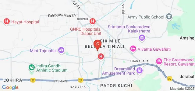 NEPEDS College of Pharmaceutical Sciences, Guwahati Map