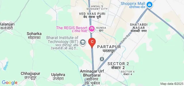 Dewan Law College, Meerut Map