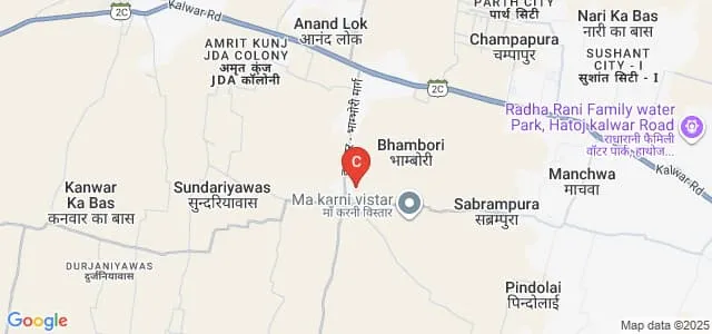 Biyani Institute of Architecture and Design, Jaipur Map