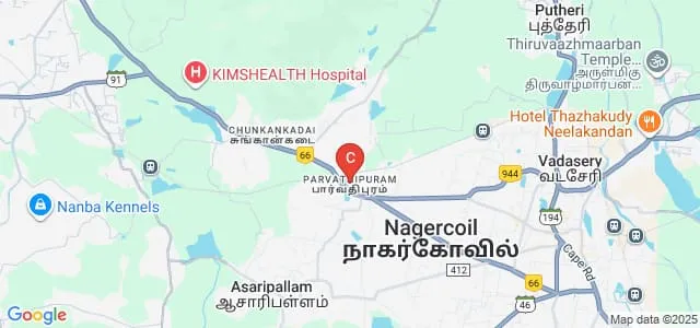 Ponjesly College of Engineering, Nagercoil Map
