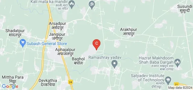 Mahavidyalaya Baghol, Ghazipur Map
