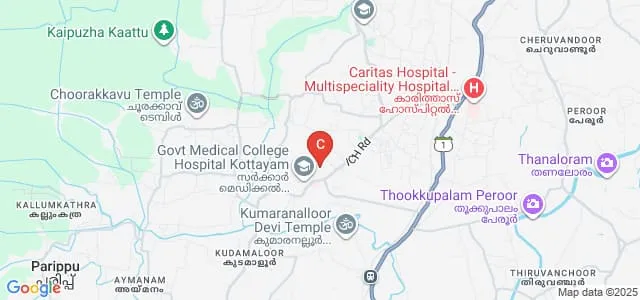 College of Pharmaceutical Sciences, Kottayam Map