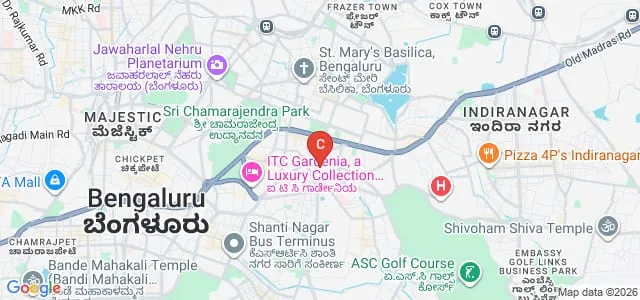 St Joseph's College of Commerce, Bangalore Map