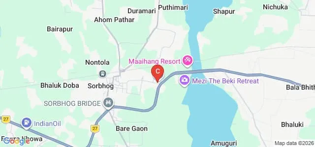 Barnagar College, Barpeta Map