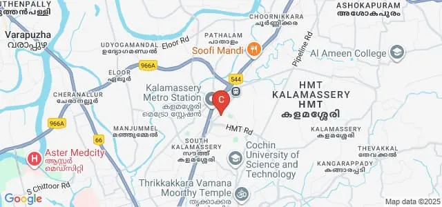 Womens Polytechnic College, Kalamassery Map