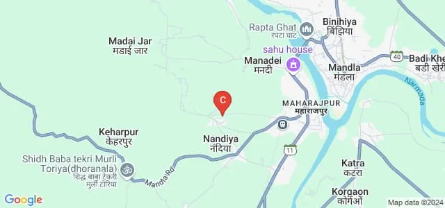 Shri Rawatpura Sarkar College of Nursing, Datia Map