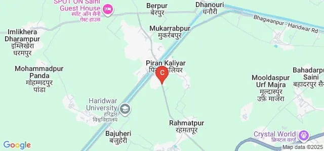 Bharti School of Nursing, Roorkee Map