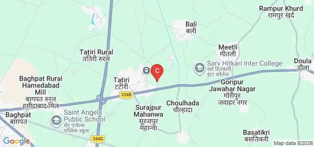 Phoolwati Institute of Law, Education and Technology, Baghpat Map