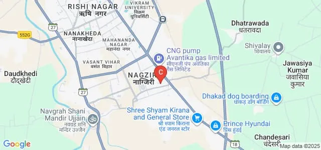 Mahakal Institute of Pharmaceutical Studies, Ujjain Map