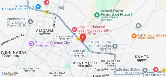 Shri DP Verma Memorial Degree College, Sitapur Map