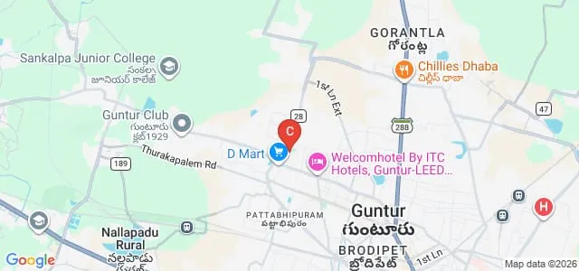 Rayapati Venkata Ranga Rao College of Education, Guntur Map