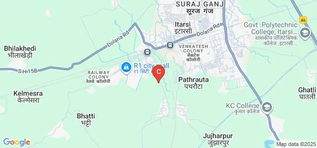 Maruti Institute of Nursing, Itarsi Map