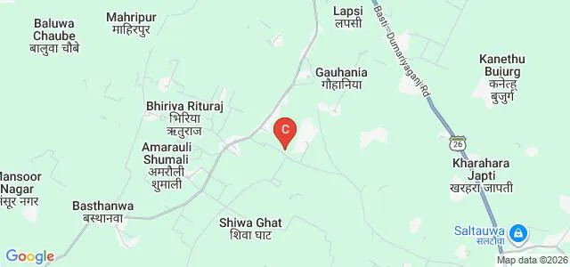 Bhagwan Das Mahavidyalaya, Basti Map