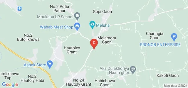 Melamora College, Golaghat Map