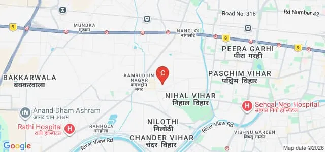 Impact Paramedical and Health Institute, Nangloi, Delhi Map
