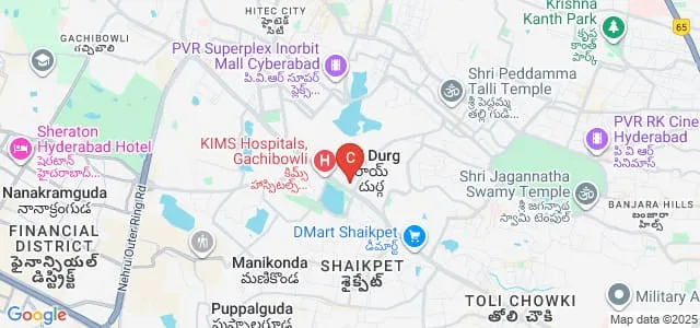 Footwear Design and Development Institute, Hyderabad Map