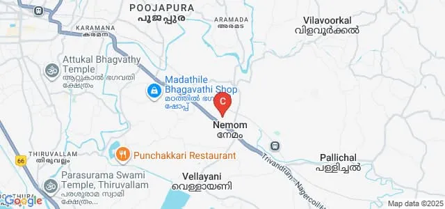 Sree Vidhyadhiraja Homoeopathic Medical College, Thiruvananthapuram Map