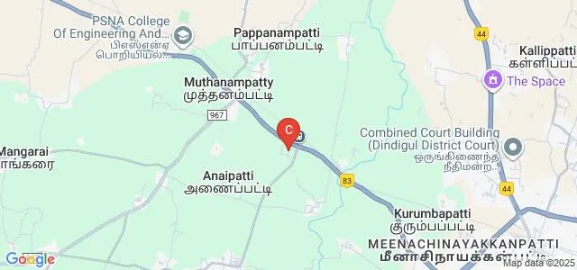 SSM Institute of Engineering and Technology, Dindigul Map