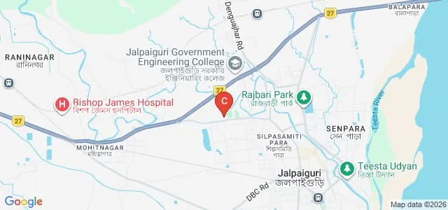 Ananda Chandra College, Jalpaiguri Map