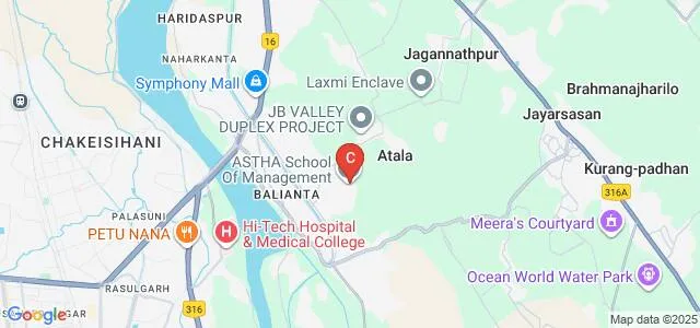 Astha School of Management, Bhubaneswar Map