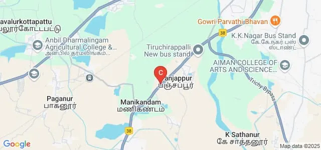 Christhu Raj College, Tiruchirappalli Map
