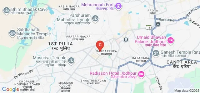 BM Law College, Jodhpur Map