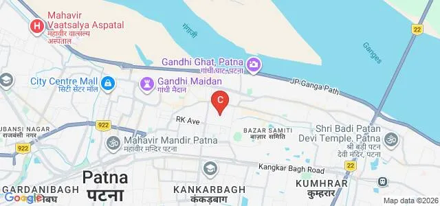 Sri Arvind Mahila College, Patna Map