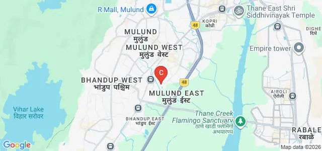 VPM's Ramniklal Z Shah College of Arts, Science and Commerce, Mumbai Map