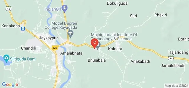 MITS Institute of Professional Studies, Rayagada Map