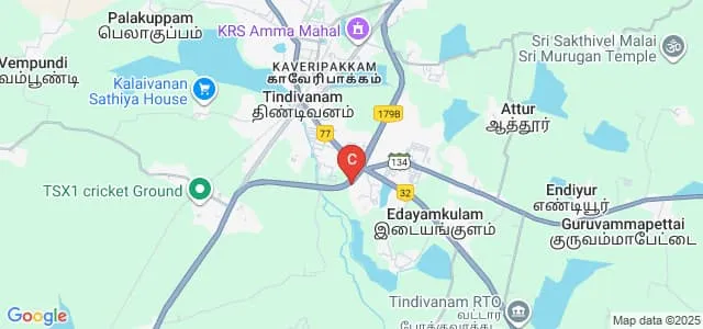 St Ann's College of Arts and Science, Tindivanam Map