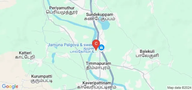 Archana Institute of Technology, Krishnagiri Map