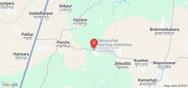 Rampurhat Nursing Institution, Birbhum Map