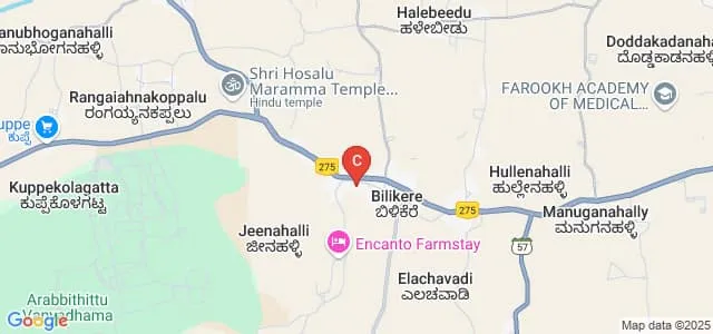 Government First Grade College, Bilikere Map
