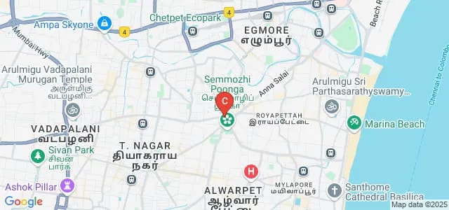 Mohamed Sathak AJ College of Physiotherapy, Chennai Map