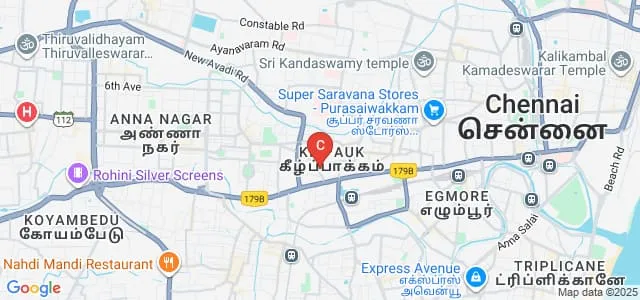Don Bosco Arts and Science College, Chennai Map