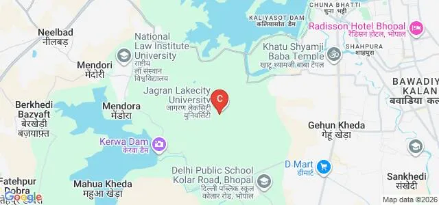 JLU School of Education, Bhopal Map