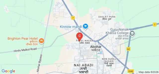 Meera College of Pharmacy, Abohar Map