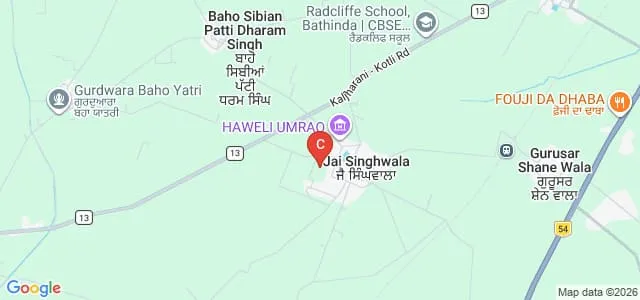 Maharaja Aggarsain College of Education, Bathinda Map