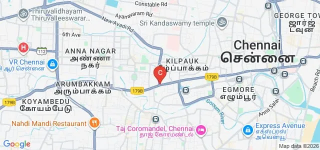 FIDA The Design School, Chennai Map