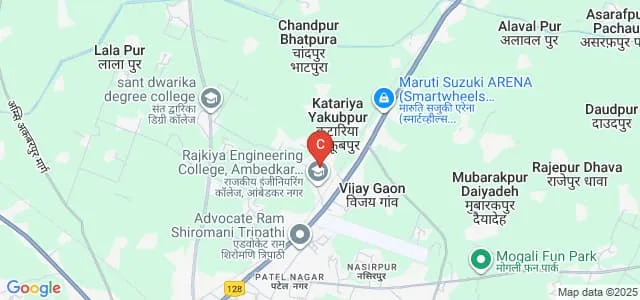 Rajesh Pandey College of Law, Ambedkar Nagar Map