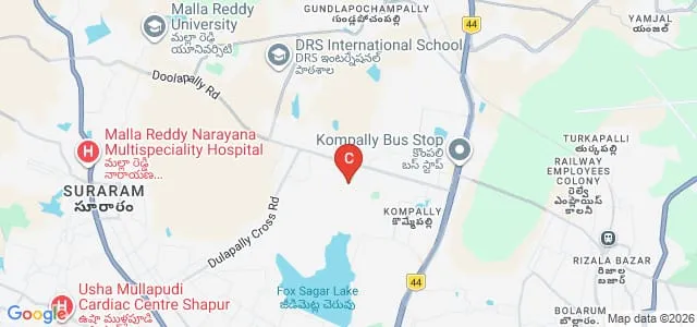 St Martin's Engineering College, Secunderabad Map