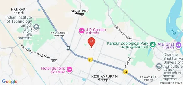 Atal Bihari Vajpayee School of Legal Studies, CSJM University, Kanpur Map
