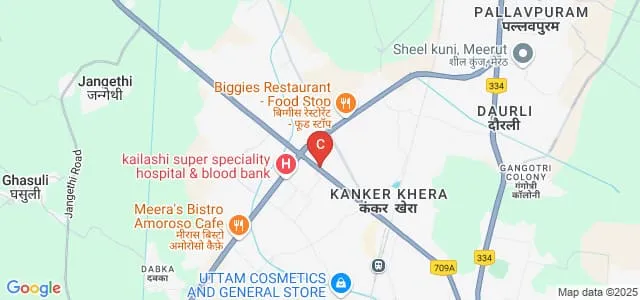 Tirupati Balaji Kanya Mahavidyalaya, Meerut Map