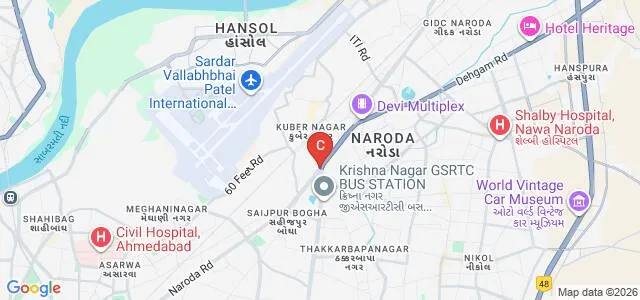 ESIC Medical College, Naroda Map