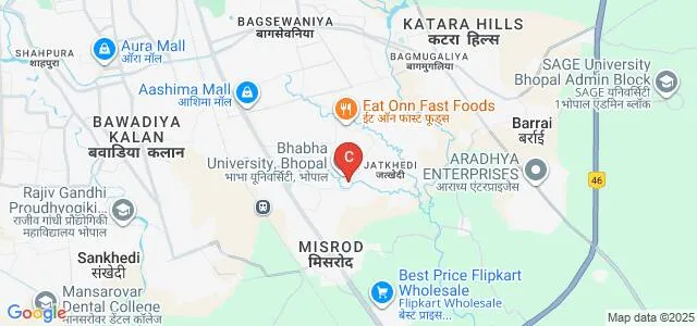Bhabha Pharmacy Research Institute, Bhopal Map