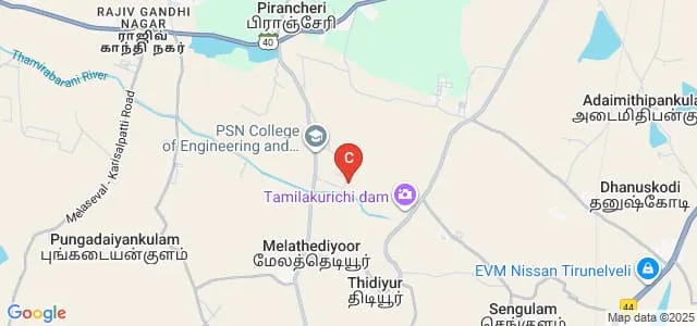 PSN Polytechnic College, Tirunelveli Map