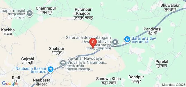 Mainathi Kunwar Chandravati Degree College, Pratapgarh Map