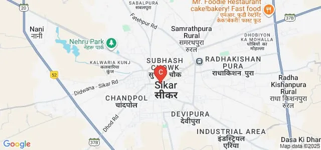 Shekhawati Institute of Management, Sikar Map