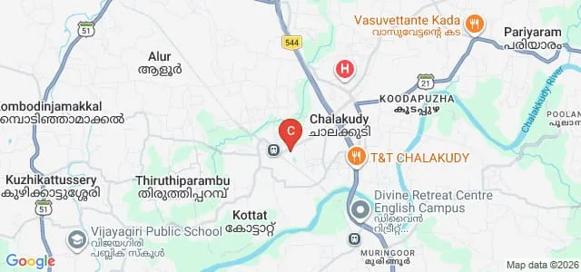 Sacred Heart College, Thrissur Map